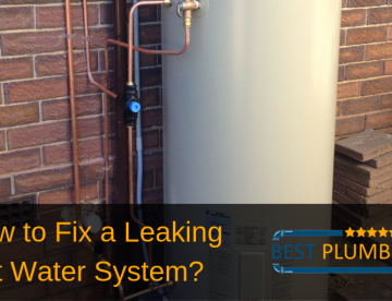 Hot Water System leaking Banner