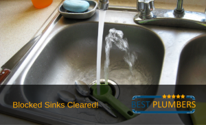 blocked sink drains cleared