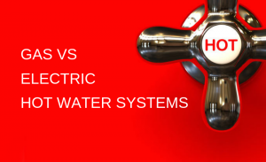 gas vs electric hot water systems