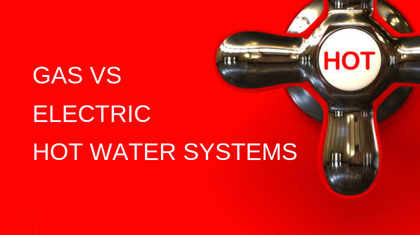gas vs electric hot water systems