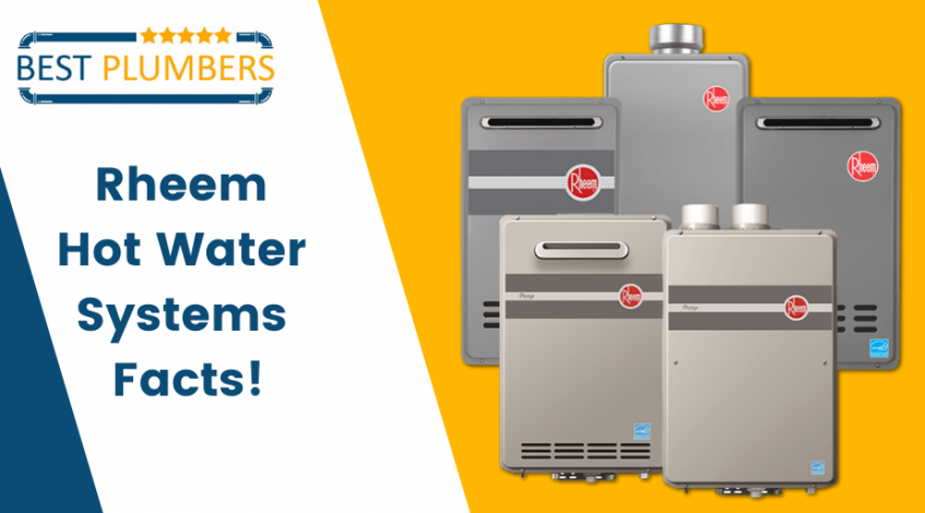 Rheem Hot Water Systems Facts Banner