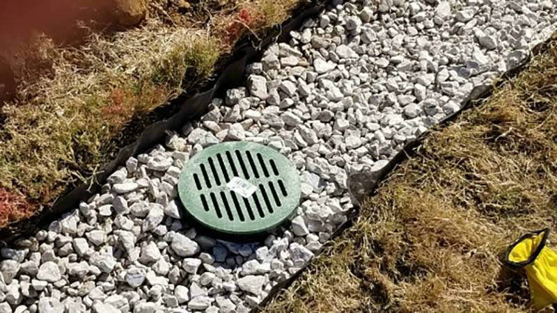 french drain system installation