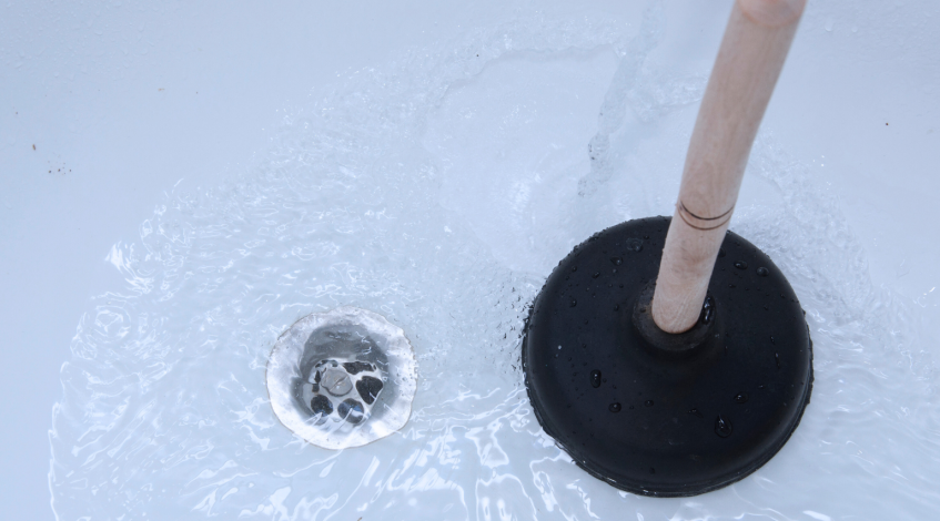 unblock-bath-drain