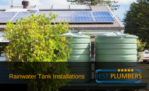 rainwater tank installation banner