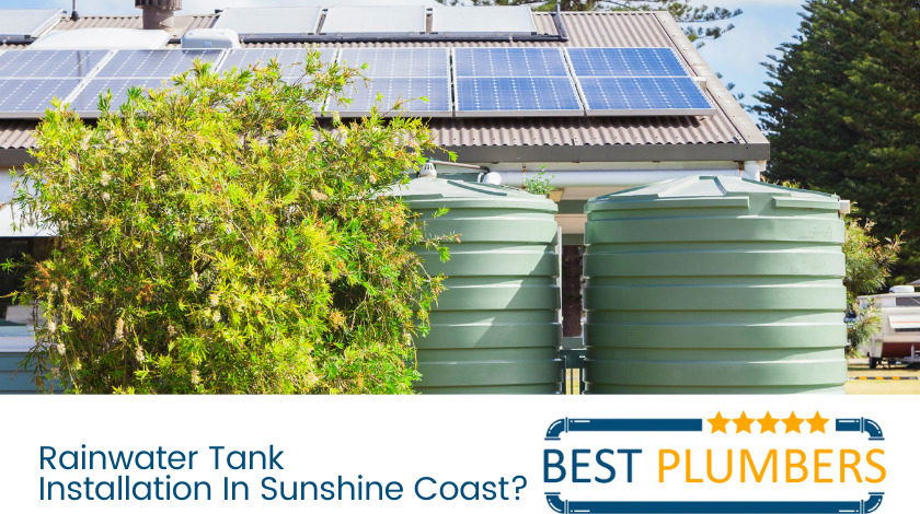 rainwater tank installation sunshine coast