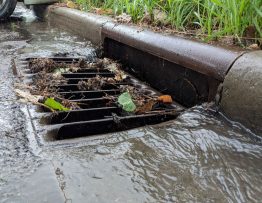 causes of blocked of stormwater drains