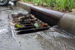 causes of blocked of stormwater drains