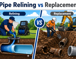 pipe relining vs replacement